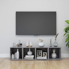 Televizoriaus spintelės, pilkos, 37x35x37 cm, 4 vnt. kaina ir informacija | TV staliukai | pigu.lt