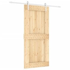 Stumdomos vidaus durys vidaXL su įrangos rinkiniu 95x210cm цена и информация | Межкомнатные двери | pigu.lt