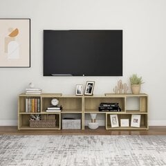 vidaXL Televizoriaus spintelė, ąžuolo spalvos, 149x30x52cm, MDP kaina ir informacija | TV staliukai | pigu.lt