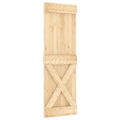 Stumdomos vidaus durys vidaXL su įrangos rinkiniu 70x210cm цена и информация | Межкомнатные двери | pigu.lt