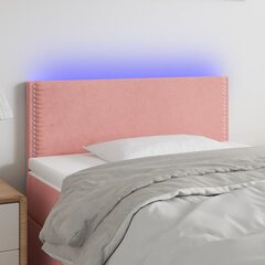 Galvūgalis su led, rožinis, 80x5x78/88cm kaina ir informacija | Lovos | pigu.lt