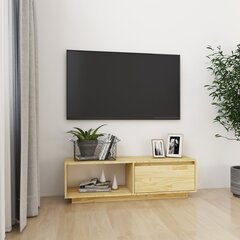 elevizoriaus spintelė, 110x30x33,5cm, pušies medienos masyvas kaina ir informacija | TV staliukai | pigu.lt