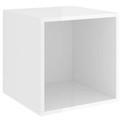 Sieninė spintelė, 37x37x37 cm, balta kaina ir informacija | Lentynos | pigu.lt