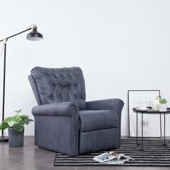 Откидное кресло, серое цена и информация | Кресла в гостиную | pigu.lt