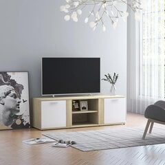 Televizoriaus spintelė, 120x34x37cm, ruda kaina ir informacija | TV staliukai | pigu.lt
