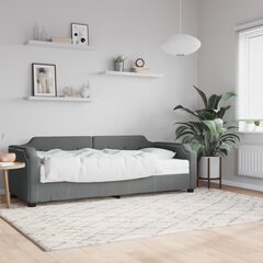 Sofa-lova vidaXL, 90x200 cm, pilka kaina ir informacija | Lovos | pigu.lt