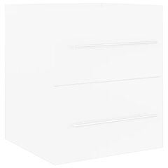 Spintelė praustuvui, 41x38,5x48 cm, balta цена и информация | Шкафчики для ванной | pigu.lt