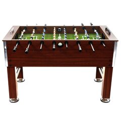 Stalo futbolo stalas 140x74,5x87,5cm, ruda цена и информация | Настольные игры, головоломки | pigu.lt