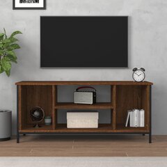 vidaXL Televizoriaus spintelė, ruda ąžuolo, 102x35x45cm, mediena kaina ir informacija | TV staliukai | pigu.lt