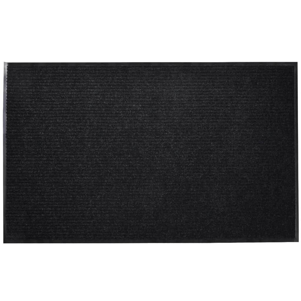 Juodas PVC durų kilimėlis, 90 x 120 cm kaina ir informacija | Durų kilimėliai | pigu.lt