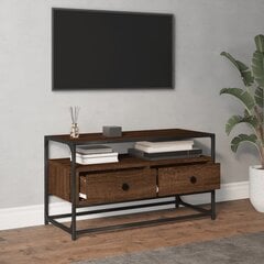 vidaXL Televizoriaus spintelė, ruda ąžuolo, 80x35x45cm, mediena kaina ir informacija | TV staliukai | pigu.lt