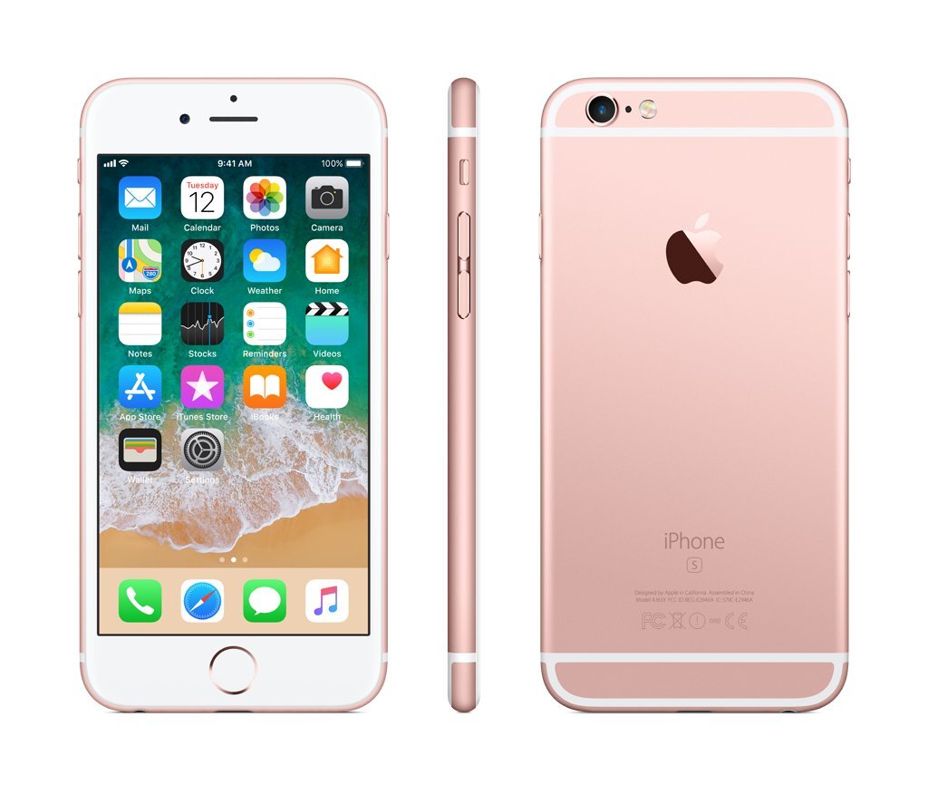 Apple iPhone 6s 128GB, Rausva kaina ir informacija | Mobilieji telefonai | pigu.lt