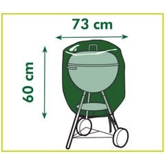 Apsauginis uždangalas kepsninei Nature, 73x73x60 cm цена и информация | Аксессуары для гриля и барбекю | pigu.lt