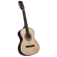 Klasikinė gitara su dėklu pradedantiesiems, 4/4 39" цена и информация | Гитары | pigu.lt