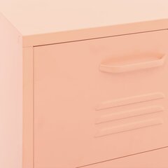 Sandėliavimo spintelė, rožinė, 42,5x35x101,5cm, plienas цена и информация | Шкафчики в гостиную | pigu.lt