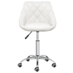 Pasukama biuro kėdė, balta цена и информация | Офисные кресла | pigu.lt