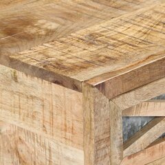 Kavos staliukas iš mango medienos, 110x50x38 cm, rudas цена и информация | Журнальные столы | pigu.lt