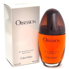 Prekė su pažeista pakuote. Kvapusis vanduo Calvin Klein Obsession EDP moterims 100 ml kaina ir informacija | Kvepalai ir kosmetika su pažeista pakuote | pigu.lt