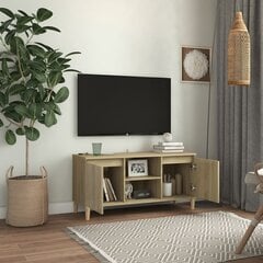 TV spintelė, 103,5x35x50 cm, ruda цена и информация | Тумбы под телевизор | pigu.lt