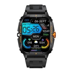Colmi P76 smartwatch (black and orange) цена и информация | Смарт-часы (smartwatch) | pigu.lt