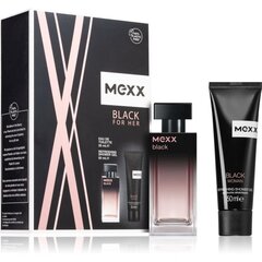 Prekė su pažeista pakuote. Rinkinys Mexx Black moterims: tualetinis vanduo EDT 30 ml + dušo želė 50 ml kaina ir informacija | Kvepalai ir kosmetika su pažeista pakuote | pigu.lt