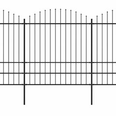 Sodo tvora, juoda, (1,75-2)x3,4m, plienas kaina ir informacija | Tvoros ir jų priedai | pigu.lt