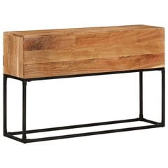 Konsolinis staliukas, 120x30x75 cm, akacijos medienos masyvas kaina ir informacija | Kavos staliukai | pigu.lt