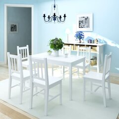 Набор кухонной мебели, 3 шт., Белая сосна цена и информация | Комплекты мебели для столовой | pigu.lt
