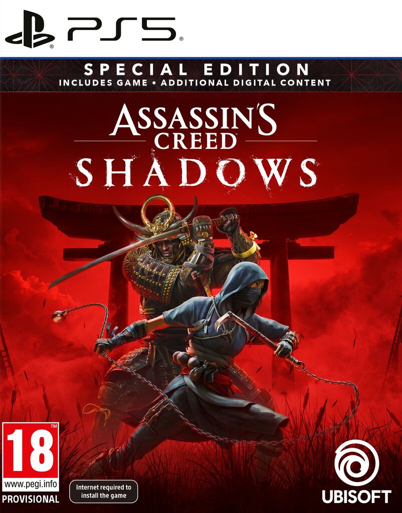 Assassin´s Creed Shadows Special Edition PS5 kaina ir informacija | Kompiuteriniai žaidimai | pigu.lt