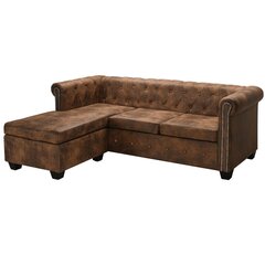 Sofa Chesterfield, ruda цена и информация | Диваны | pigu.lt