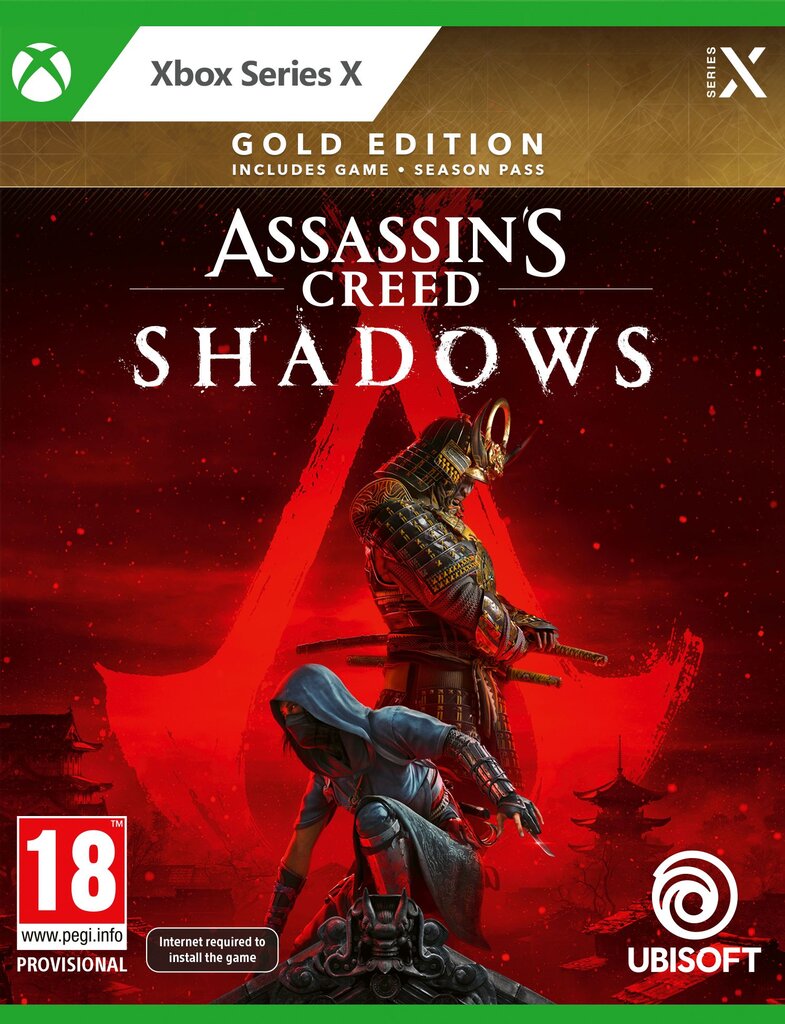 Assassin´s Creed Shadows Gold Edition Xbox Series X kaina ir informacija | Kompiuteriniai žaidimai | pigu.lt