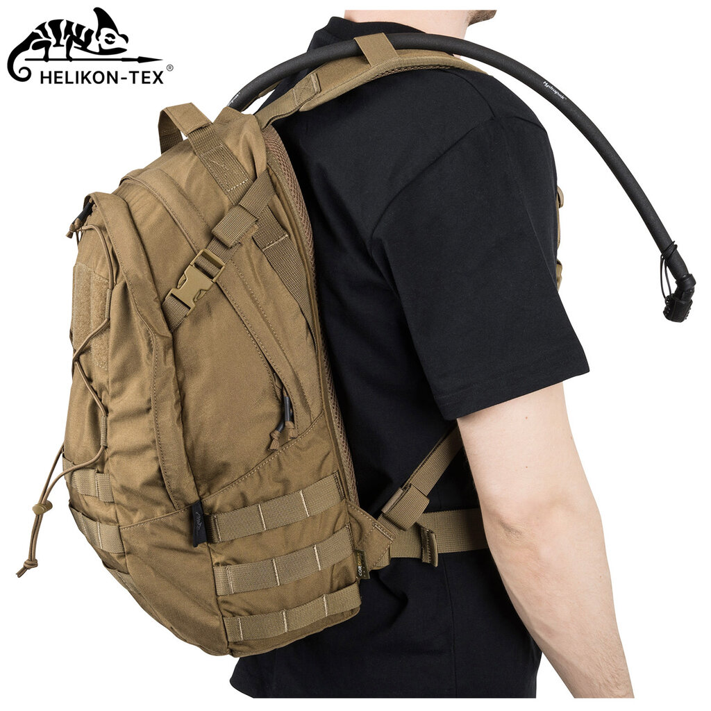 Taktinė karinė-turistinė kuprinė HELIKON-TEX EDC Cordura, 21L, Tiger Stripe kaina ir informacija | Turistinės ir kelioninės kuprinės | pigu.lt