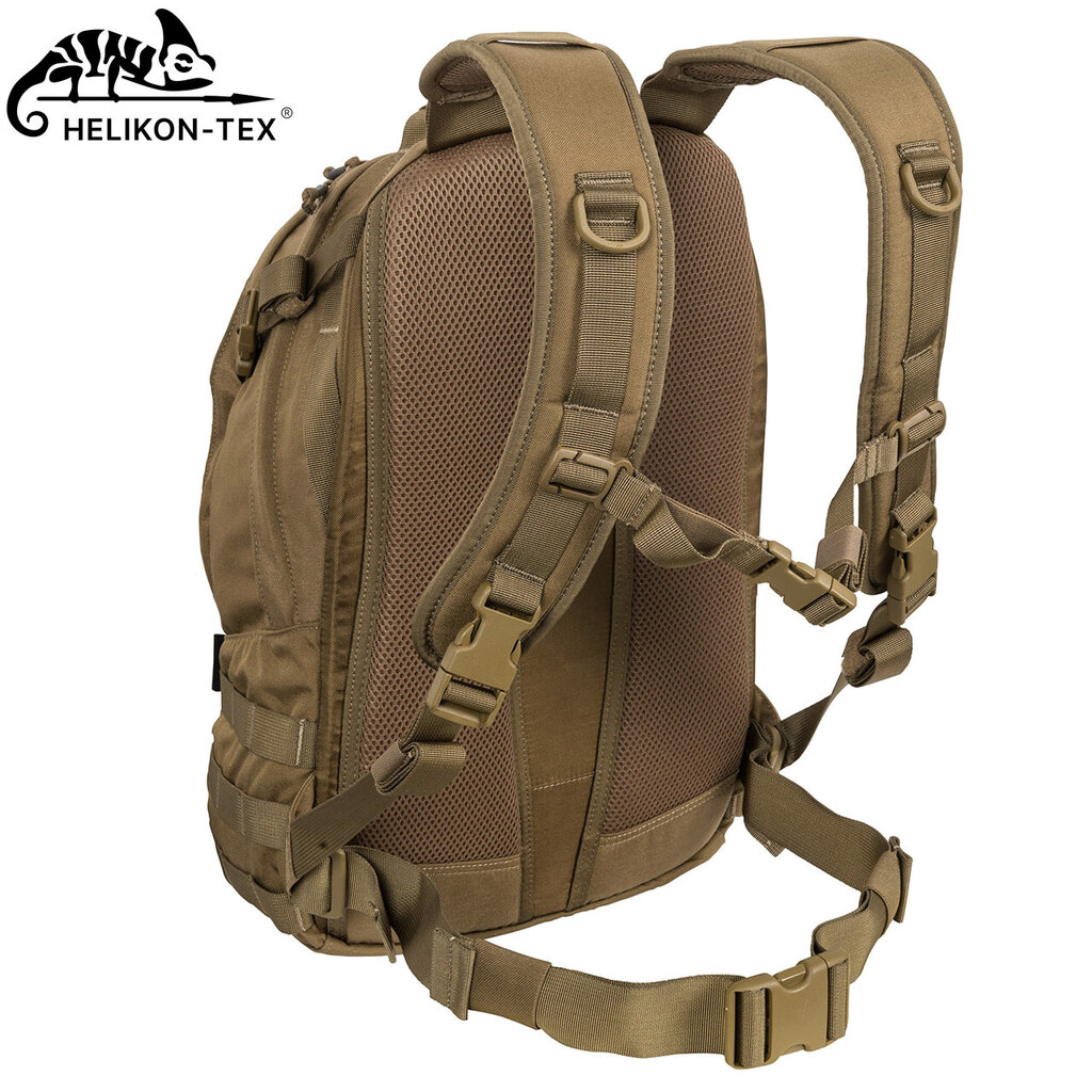 Taktinė karinė-turistinė kuprinė HELIKON-TEX EDC Cordura, 21L, Earth Brown цена и информация | Turistinės ir kelioninės kuprinės | pigu.lt