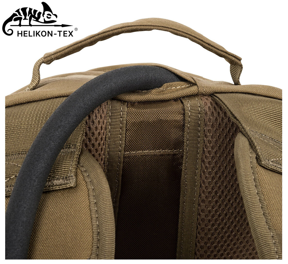 Taktinė karinė-turistinė kuprinė HELIKON-TEX EDC Cordura, 21L, Earth Brown цена и информация | Turistinės ir kelioninės kuprinės | pigu.lt