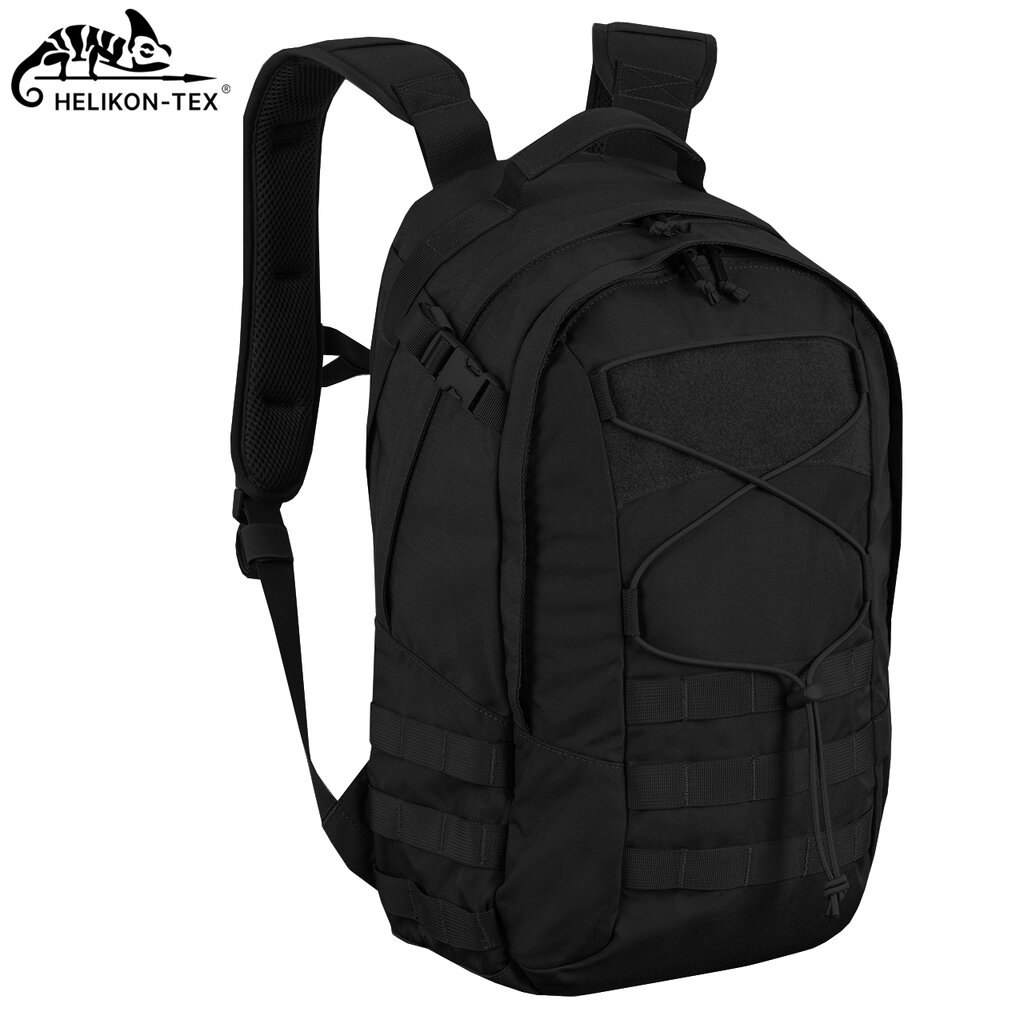 Taktinė karinė-turistinė kuprinė HELIKON-TEX EDC Cordura, 21L, Juoda kaina ir informacija | Turistinės ir kelioninės kuprinės | pigu.lt