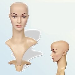Manekenas „Moters galva“, 51 cm kaina ir informacija | Plaukų aksesuarai | pigu.lt