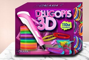 Kūrybinis rinkinys 3D pieštukas su priedais Galaxia kaina ir informacija | Lavinamieji žaislai | pigu.lt