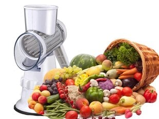 Daugiafunkcinė daržovių smulkintuvė - pjaustyklė, balta kaina ir informacija | Virtuvės įrankiai | pigu.lt