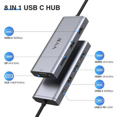 Hoplaza HC-Y16 kaina ir informacija | Adapteriai, USB šakotuvai | pigu.lt