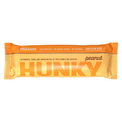 Baltyminis batonėlis su riešutais ir saldikliais Maxim Hunky, 55 g kaina ir informacija | Saldumynai | pigu.lt