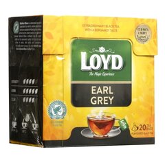 Aromatizuota juodoji arbata Loyd Earl Grey, 20 x 2g kaina ir informacija | Arbata | pigu.lt