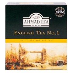 Чёрный чай Ahmad Tea English Tea №1, 100x2г цена и информация | Чай | pigu.lt