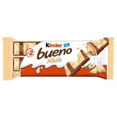 Vaflinis batonėlis Kinder Bueno White, 39 g kaina ir informacija | Saldumynai | pigu.lt