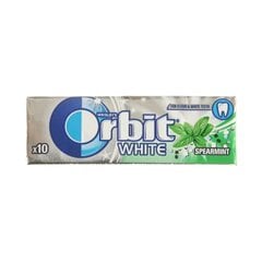 Becukrė mėtų skonio kramtomoji guma su saldikliais Orbit White, 10 vnt., 14 g kaina ir informacija | Saldumynai | pigu.lt