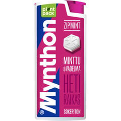 Čiulpiamosios pastilės Mynthon Zipmint Raspberry, 30 g kaina ir informacija | Saldumynai | pigu.lt