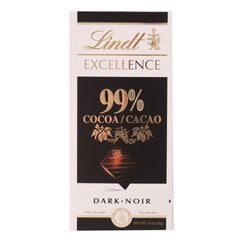 Juodas šokoladas Lindt 99 %, 50 g kaina ir informacija | Saldumynai | pigu.lt