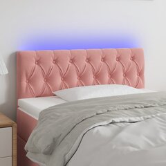 Galvūgalis su led, rožinis, 90x7x78/88cm цена и информация | Кровати | pigu.lt