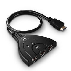 Разветвитель HDMI на 3 порта цена и информация | Адаптеры, USB-разветвители | pigu.lt