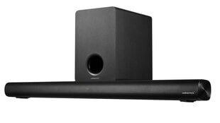 "VolkanoX Hypersonic 2.1 Soundbar" sistema + žemų dažnių garsiakalbis Garsiakalbis 120 W "Bluetooth kaina ir informacija | Garso kolonėlės | pigu.lt