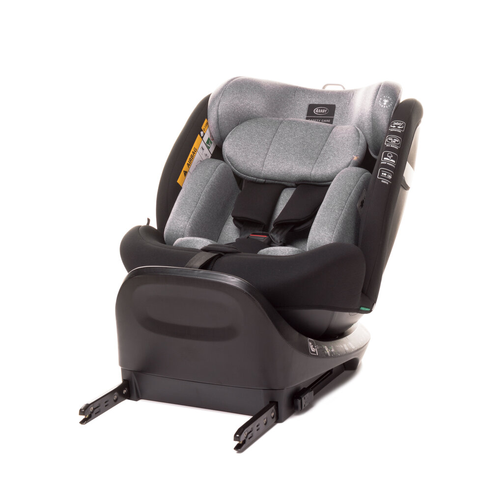 Autokėdutė Roto fix i-size 4Baby, 0-36 kg, grey kaina ir informacija | Autokėdutės | pigu.lt